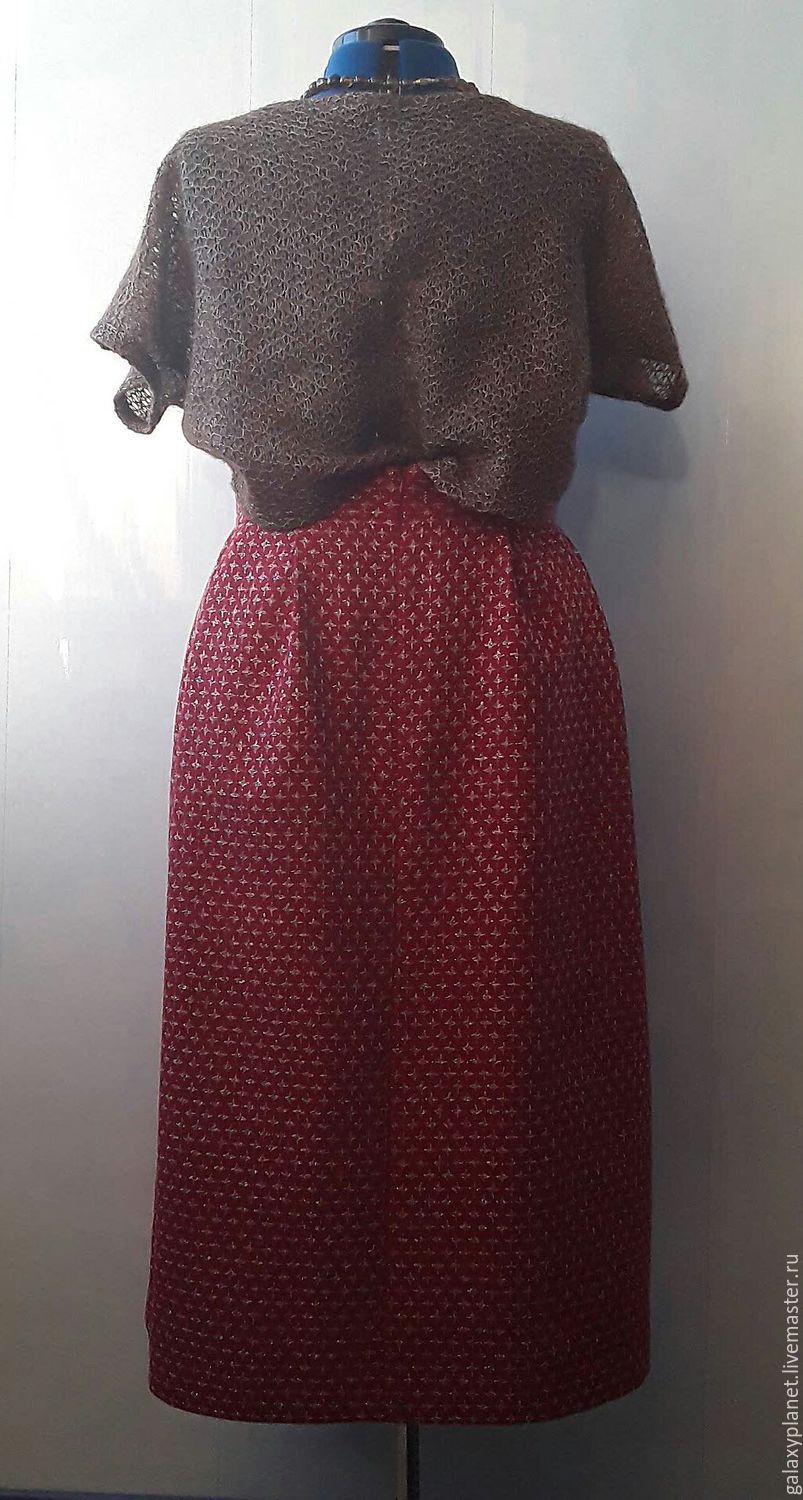 Юбка из льна