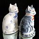 Заказать Винтаж: Кот кошка фарфор Rye Pottery Handmade England Англия 12. ВИНТАЖНЫЙ ПРОМЕНАД. Ярмарка Мастеров. . Статуэтки винтажные Фото №3