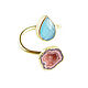 Order Quartz Ring for Women, Pink ring, Gift ring. Irina Moro. Livemaster. . Rings Фото №3