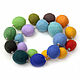 Balloon beads, very large beads (felt). Beads2. Belisama Felt. Online shopping on My Livemaster.  Фото №2