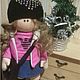 textile interior dolls 'Evening get-together'. Round Head Doll. SvetlanaArtStudio. Online shopping on My Livemaster.  Фото №2