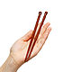 Order Hairpin clip (pair) made of mahogany H14. ART OF SIBERIA. Livemaster. . Hairpins Фото №3