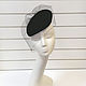 Nataly evening hat with veil and beads. Color black. Hats1. Exclusive HATS. LANA ANISIMOVA.. My Livemaster. Фото №5
