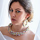 Jewelry sets: Necklace and earrings : ' Playa'. Jewelry Sets. Anastasia Petrovich. Online shopping on My Livemaster.  Фото №2