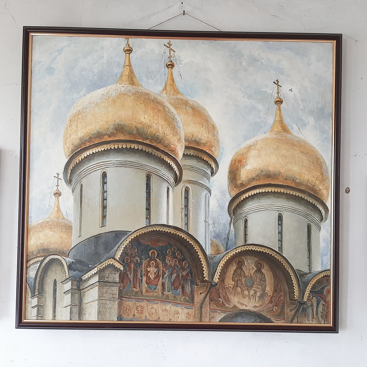 Картина Успенский собор Шамаева акварель