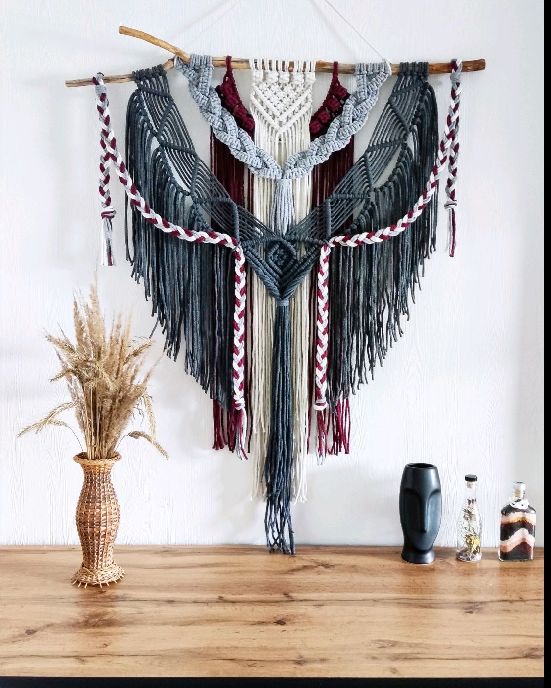 макраме в интерьере бохо