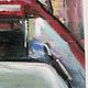 Картина маслом Кот на крыше 30х30 из серии «Коты как люди». Картины. Anna-volodina. Ярмарка Мастеров.  Фото №8