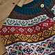 Кардиган  женский вязаный с цветным узором Коричневый. Кардиганы. Lenasana Вязание на заказ. Ярмарка Мастеров.  Фото №6