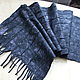  Black 'Milky Way 2'. Scarves. silk wool. Online shopping on My Livemaster.  Фото №2