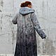Order coat: Gray day. silk wool. Livemaster. . Coats Фото №3