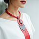 Necklace in leather Miley. Necklace in two versions. see photo!. Necklace. okuznecova. Online shopping on My Livemaster.  Фото №2