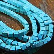 Материалы для творчества handmade. Livemaster - original item Howlit 6 mm beads cube. pcs. Handmade.