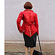 felted jacket 'red beautiful'. Suit Jackets. silk wool. My Livemaster. Фото №5