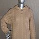 Худи с капюшоном "Косы" 100% кашемир. Свитеры. Вера / Kirshvery_knit (kirshvery) (kirshvery). Ярмарка Мастеров.  Фото №6