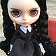 Кукла Blythe Уэнсдей кастом. Кукла Кастом. Tata Blythe. Ярмарка Мастеров.  Фото №5