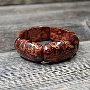 Украшения handmade. Livemaster - original item Bracelet made of birch burl. Handmade.