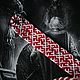 Фенечка "Перунов цвет". Браслет плетеный. Лесная Куница. Интернет-магазин Ярмарка Мастеров.  Фото №2