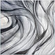 Чёрно-белая картина чернилами на подрамнике «Морской узел» 50х70х2 см. Картины. Бар интерьерных картин Luvricon. Ярмарка Мастеров.  Фото №5