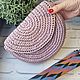 Сумка " Дилайла". Сумка через плечо. Knitted basket. Интернет-магазин Ярмарка Мастеров.  Фото №2