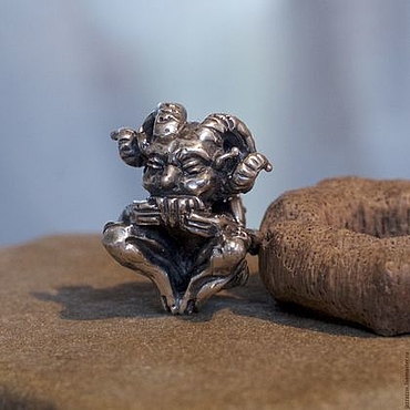 Украшения ручной работы. Ярмарка Мастеров - ручная работа Бусина "Сатир". Handmade.