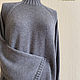 Заказать Свитер оверсайз "Шелковые крылья", кашемир+ шелк. FAVORITE KNITWEAR (Наталья). Ярмарка Мастеров. . Свитеры Фото №3