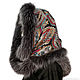 Snood-a scarf with fur trimming 'City of gold', Snudy1, Moscow,  Фото №1