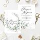 Wedding invitations. Development of the layout of invitations for printing, Invitations, Moscow,  Фото №1