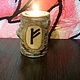 Order Money Magnet Candlestick Rune Fehu. magics-cave. Livemaster. . Money magnet Фото №3