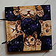 Sketchbook wood cover 16x16sm "Star Cats". Notebooks. EVAG. My Livemaster. Фото №4