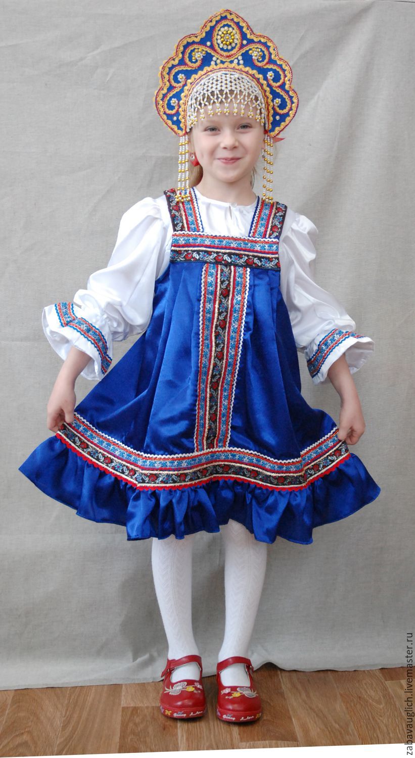Русские народные сарафаны для детей