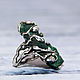 925 sterling silver ring with raw malachite and spider RS0052. Rings. Sunny Silver. My Livemaster. Фото №5