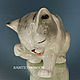 Винтаж: Статуэтка кот кошка фарфор Danbury mint Cats Of Character Англия 6, Статуэтки винтажные, Москва,  Фото №1