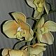 Орхидея -фаленопсис интерьерная композиция (имитация живой орхидеи ). Вазы. Творение ручек. Интернет-магазин Ярмарка Мастеров.  Фото №2