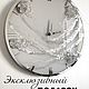 Часы настенные интерьерные бесшумные из эпоксидной смолы ART LITE GREY, Часы классические, Новосибирск,  Фото №1