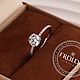 Помолвочное кольцо с бриллиантом 1 карат. Кольцо помолвочное. FROLOF JEWELRY. Интернет-магазин Ярмарка Мастеров.  Фото №2