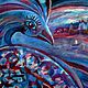 Картина "Синяя птица.. Путешествие.", Картины, Реутов,  Фото №1
