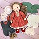 Вальдорфская игровая кукла с большим комплектом одежды, Вальдорфские куклы и звери, Владимир,  Фото №1