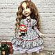 Текстильная кукла Мари и Щелкунчик. Интерьерная кукла. Zoya dolls (zoyaivanova). Ярмарка Мастеров.  Фото №6