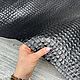 Crocco Back Black (0,9-1,1 мм), цв.черный, натуральная кожа. Кожа. Prima Pelle (Марина). Ярмарка Мастеров.  Фото №4