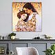 Painting Dad and Daughter. Love picture. Gift dad. Pictures. House of the Sun (irina-bast). Online shopping on My Livemaster.  Фото №2