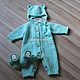 Set for the newborn "Peppermint Bear". Baby Clothing Sets. My Angel. Online shopping on My Livemaster.  Фото №2