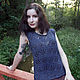 Топ из хлопка Dark blue, Топы, Ломоносов,  Фото №1
