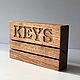 Key holder solid oak. Key holder. Housekeeper. Surf by Kseniya. Online shopping on My Livemaster.  Фото №2