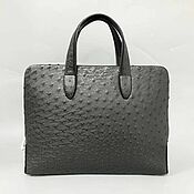 Сумки и аксессуары handmade. Livemaster - original item Classic bag, made of genuine ostrich leather, custom made!. Handmade.