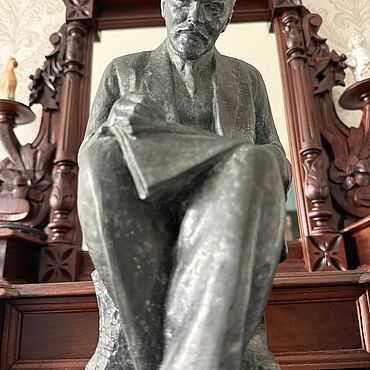Винтаж ручной работы. Ярмарка Мастеров - ручная работа Винтаж: Советская статуэтка «Ленин за работой», автор С. Фридман. Handmade.