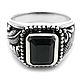 Перстень из серебра Floral Motif-2 SAR36-02. Перстень. Blacksilver. Интернет-магазин Ярмарка Мастеров.  Фото №2