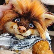 Куклы и игрушки handmade. Livemaster - original item Teddy the fox Nikitos, the red fox is a collectible author`s toy teddy. Handmade.