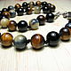 Hawkeye, Tiger's eye and agate beads ' Trio'. Beads2. Beautiful gifts for the good people (Alura-lights). My Livemaster. Фото №6