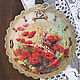 Часы настенные Летний полдень. Часы классические. Ольга vintage decor & batik. Ярмарка Мастеров.  Фото №5