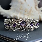 Украшения handmade. Livemaster - original item Purple haze bracelet